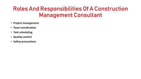 PPT - construction management consultant PowerPoint Presentation, free download - ID:10210518