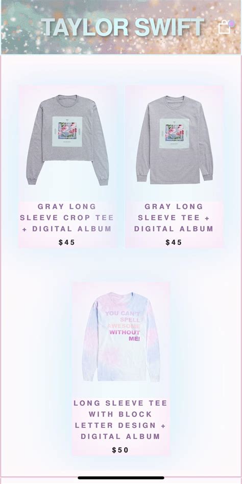 May 1st Limited Merch : r/TaylorSwift