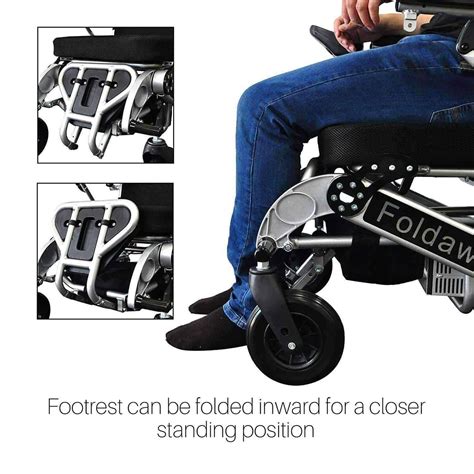 Foldawheel Electric Lightweight Folding Power Chair with Long Range ...