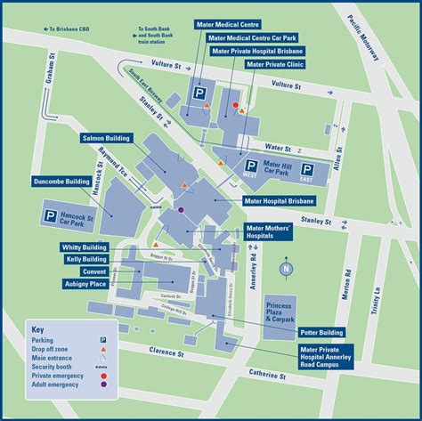 Princess Alexandra Hospital Site Plan