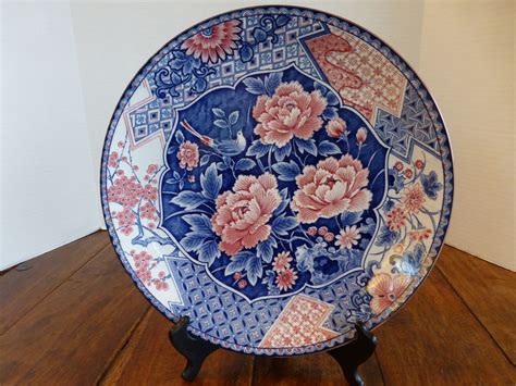 Vintage Imari Charger Plate Japan from historique on Ruby Lane