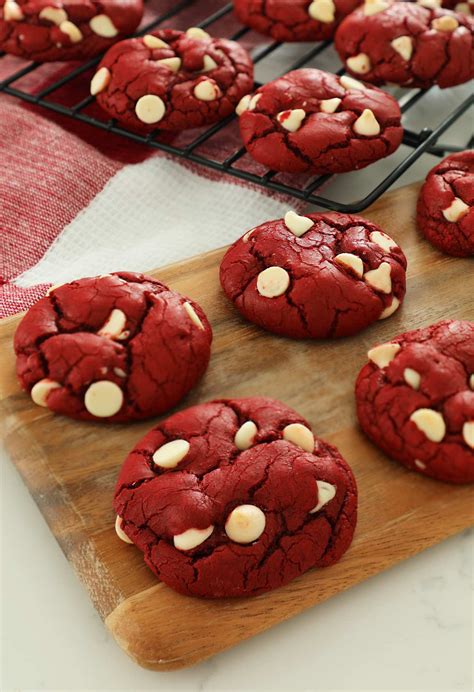 Red Velvet Cake Mix Cookies - Weekend Craft