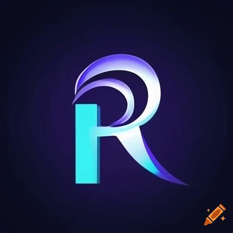 Letter r design inspired by motorola logo on Craiyon