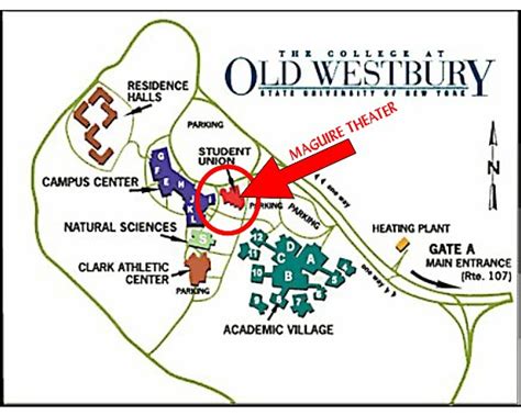 Old Westbury Campus Map