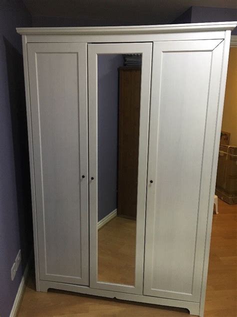 3 door white Ikea wardrobe | in Canary Wharf, London | Gumtree