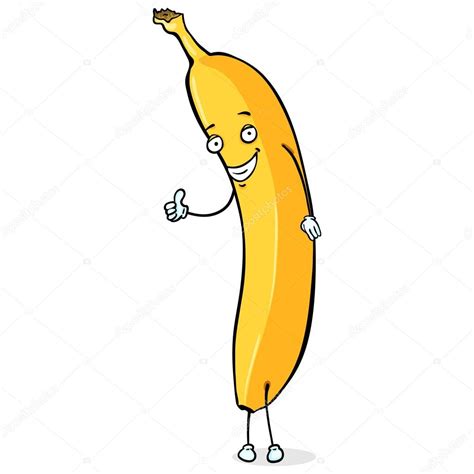 Personaje de banana de dibujos animados 2023