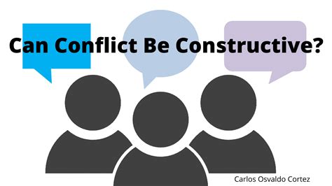 Can Conflict Be Constructive?