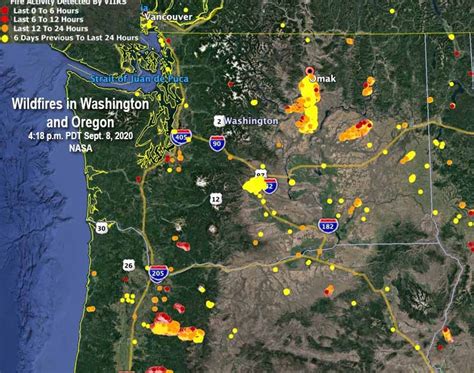 Washington State Fire Map 2020 | Zone Map