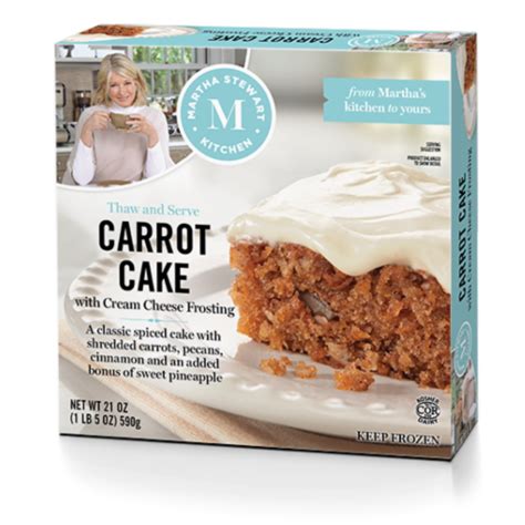 Martha Stewart Kitchen Carrot Cake with Cream Cheese Frosting, 21 oz - King Soopers