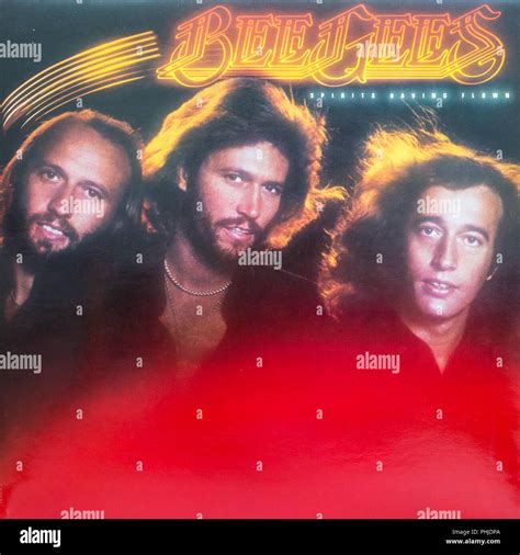 Bee Gees Spirits Having Flown album cover Stock Photo - Alamy