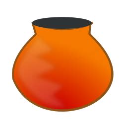 Clipart - earthen pot