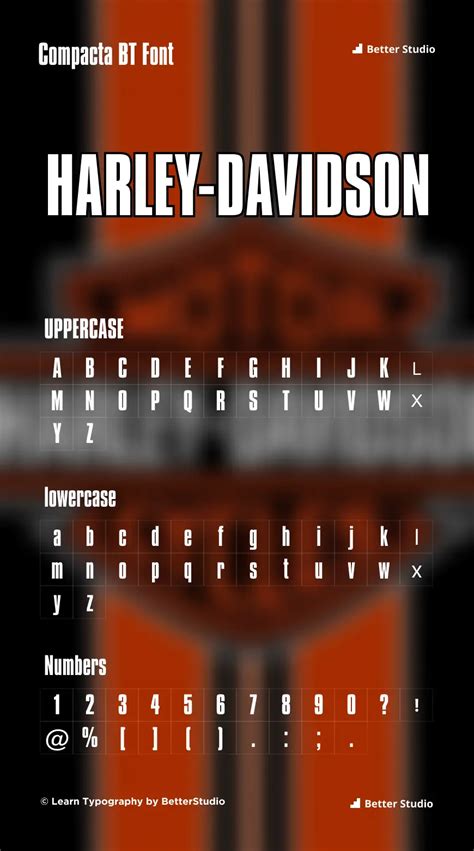 Harley-Davidson Font: Download Free Font & Logo