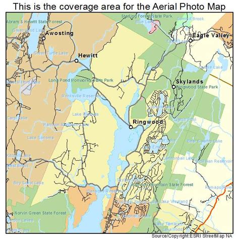 Aerial Photography Map of Ringwood, NJ New Jersey