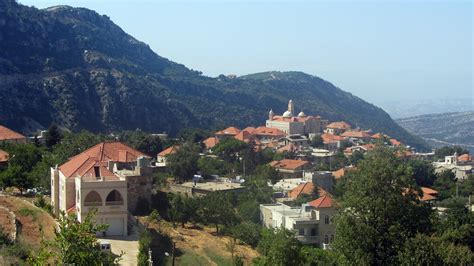 The Northern Village of Douma, High Up in the Lebanon Mountains ...