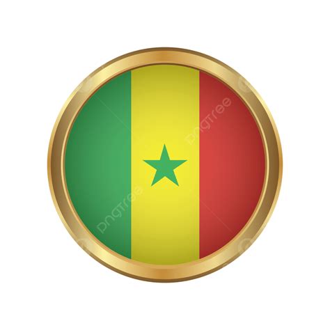 Senegal Flag, Senegal, Flag, Senegal Flag Shinning PNG and Vector with ...