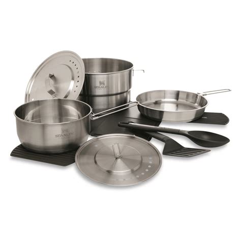 Stanley Adventure Even-Heat Camp Pro Cook Set, 10 Piece - 719671 ...