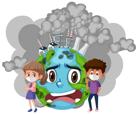 Cartoon Air Pollution Images - Free Download on Freepik