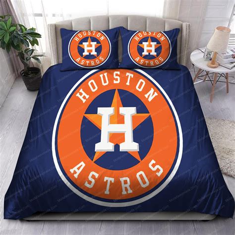 Logo Houston Astros MLB Bedding Sets PLEASE NOTE: This is a duvet cover, NOT a Comforter - HomeFavo
