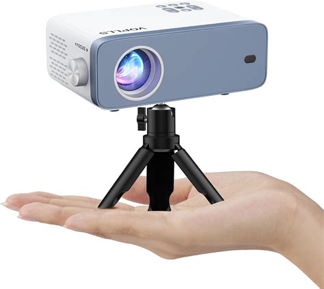 Amazon.com: Mini Projector, VOPLLS 1080P Full HD Supported Video Projector, Portable Outdoor ...