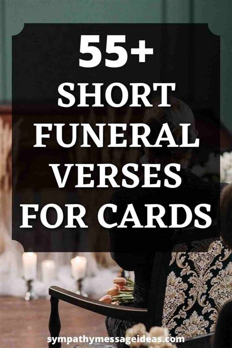 A selection of short verses for funeral cards to include instead of or ...