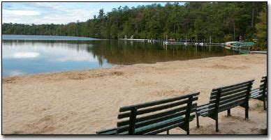 photo of Eagles Mere beach, Eagles Mere, Pennsylvania | State parks, Favorite places, Lake