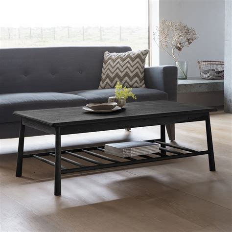Wycombe Rectangle Coffee Table Black | Black Wooden Coffee Tables
