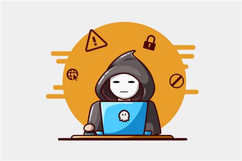 Illustration of a hacker hand drawing 2161596 Vector Art at Vecteezy