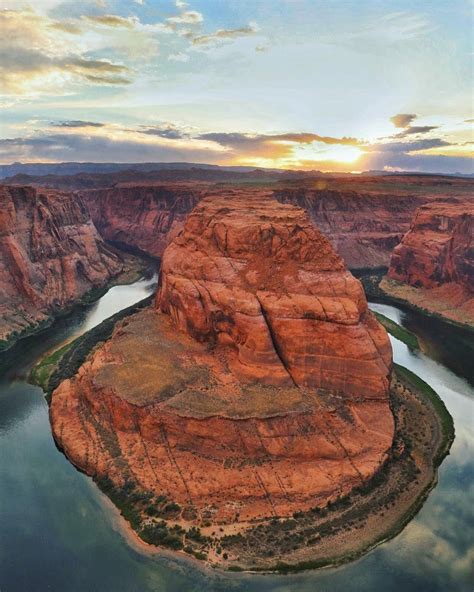 Horseshoe Bend Aerial View Wallpapers - Wallpaper Cave