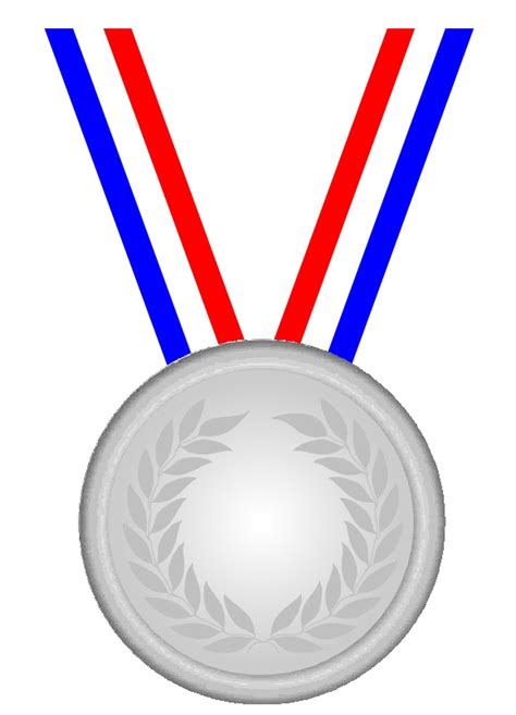 Silver medal clipart - Clipground