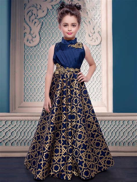 19+ Beautiful Indian Wedding Dresses For Kids 13 | Girls fancy dresses, Gowns for girls, Kids gown