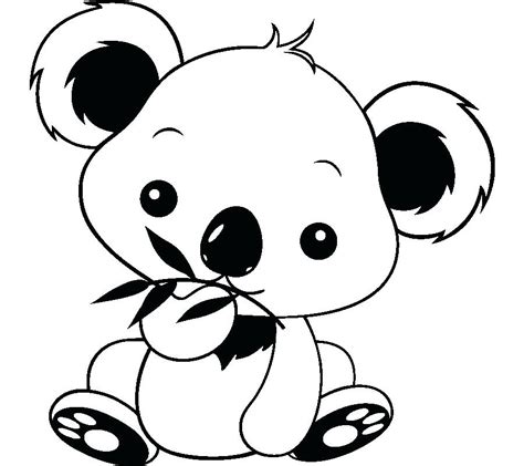 Cute Koala Drawing | Free download on ClipArtMag