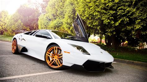 White Lamborghini Murcielago - High Definition Wallpapers - HD wallpapers