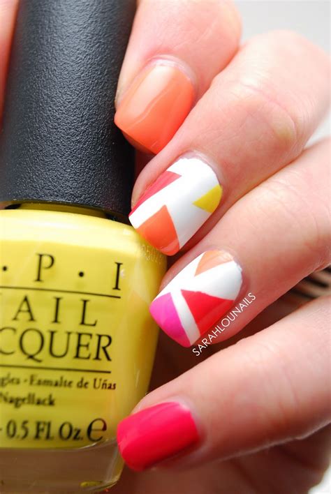 Sarah Lou Nails: Abstract Triangle Nails!