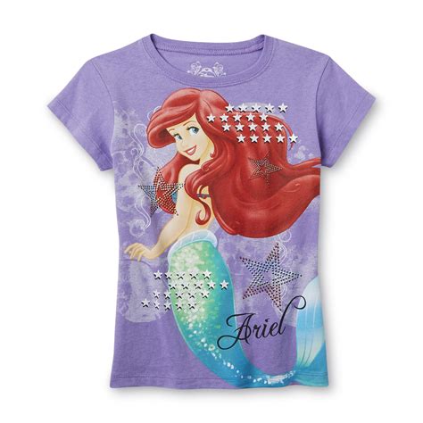 Disney Girl's T-Shirt - Ariel