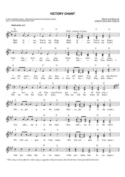 Victory Chant - Flute - Digital Sheet Music | Sheet Music Plus