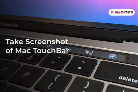 To take a screenshot of the MacBook touch bar. Yes, as usual, there is a key combination to take ...