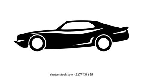 Side View Car Silhouette Icon Stock Vector (Royalty Free) 2277439635 ...