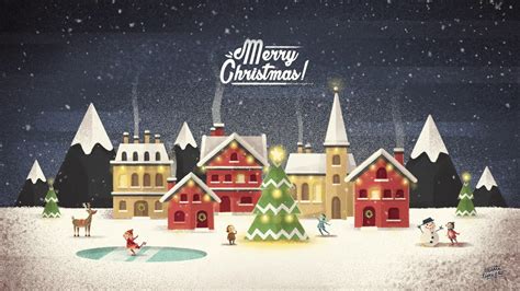 Christmas Village [Animation] - YouTube