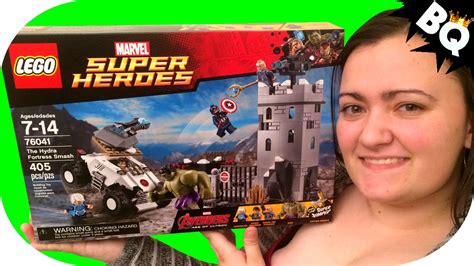 LEGO Avengers Hydra Fortress HULK SMASH 76041 Age of Ultron Build & Review - BrickQueen - YouTube