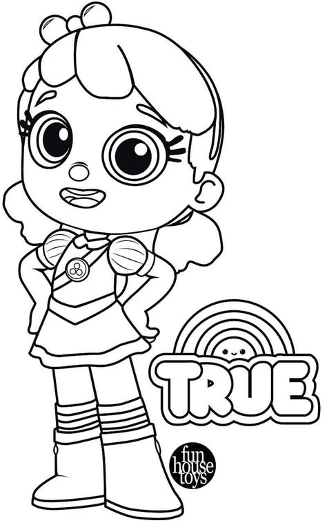 15 Free Printable True And The Rainbow Kingdom Coloring Pages