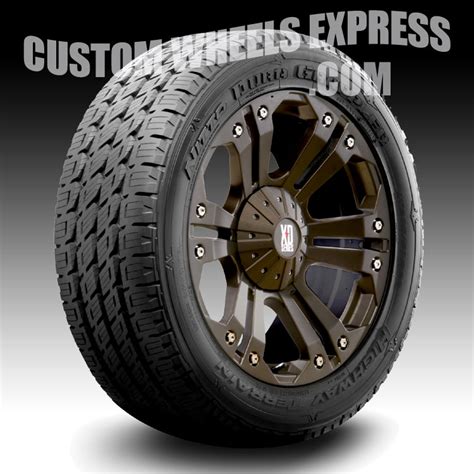 LT305/55R20 E121R Nitto Dura Grappler® Highway Tires - 20" Nitto Dura Grappler® - Custom Wheels ...