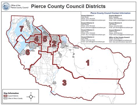 Council District Maps | Pierce County, WA - Official Website