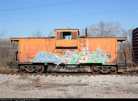 DRGW 01522 Denver & Rio Grande Western Railroad Caboose at Dolton, Illinois by Joel Hinkhouse ...