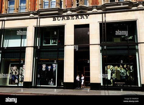 Burberry, store, london hi-res stock photography and images - Alamy