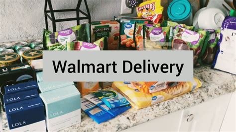 Walmart Delivery order - YouTube