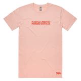 Playing a Perfect Patrick Bateman T-shirt Pink | Maisie Peters Official Store