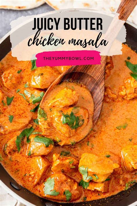 One Pot Butter Chicken Masala With Coconut Milk - The Yummy Bowl