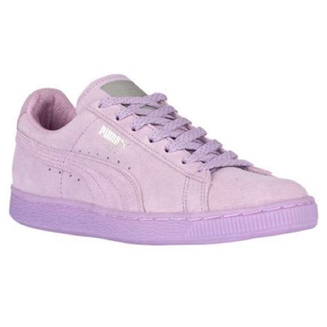 Suede Purple Pumas | Puma women shoes, Suede leather shoes, Shoes