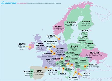 Top Tourist Attractions by Country in Europe (TripAdvisor) : r/europe