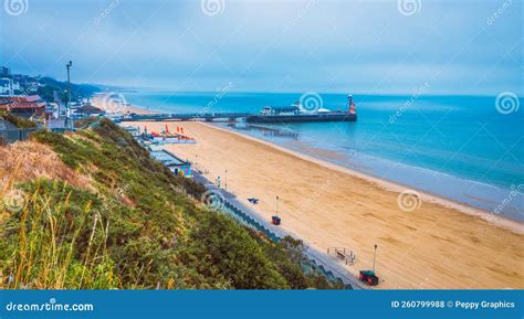 Bournemouth Beach and Pier stock photo. Image of vacation - 260799988